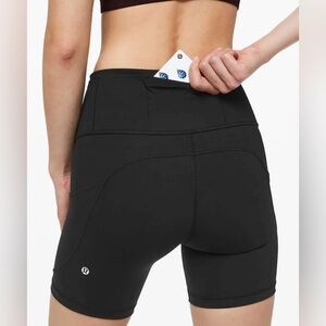 Lululemon High Rise Short Dark Grey Size 4